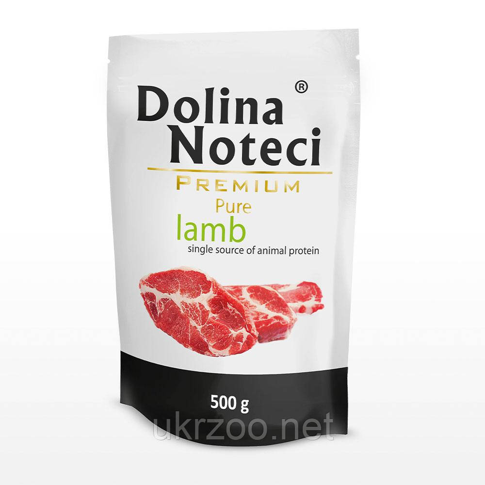 Пауч Dolina Noteci Premium Pure для собак алергіків з ягням,500 гр (10 шт/уп), фото 1