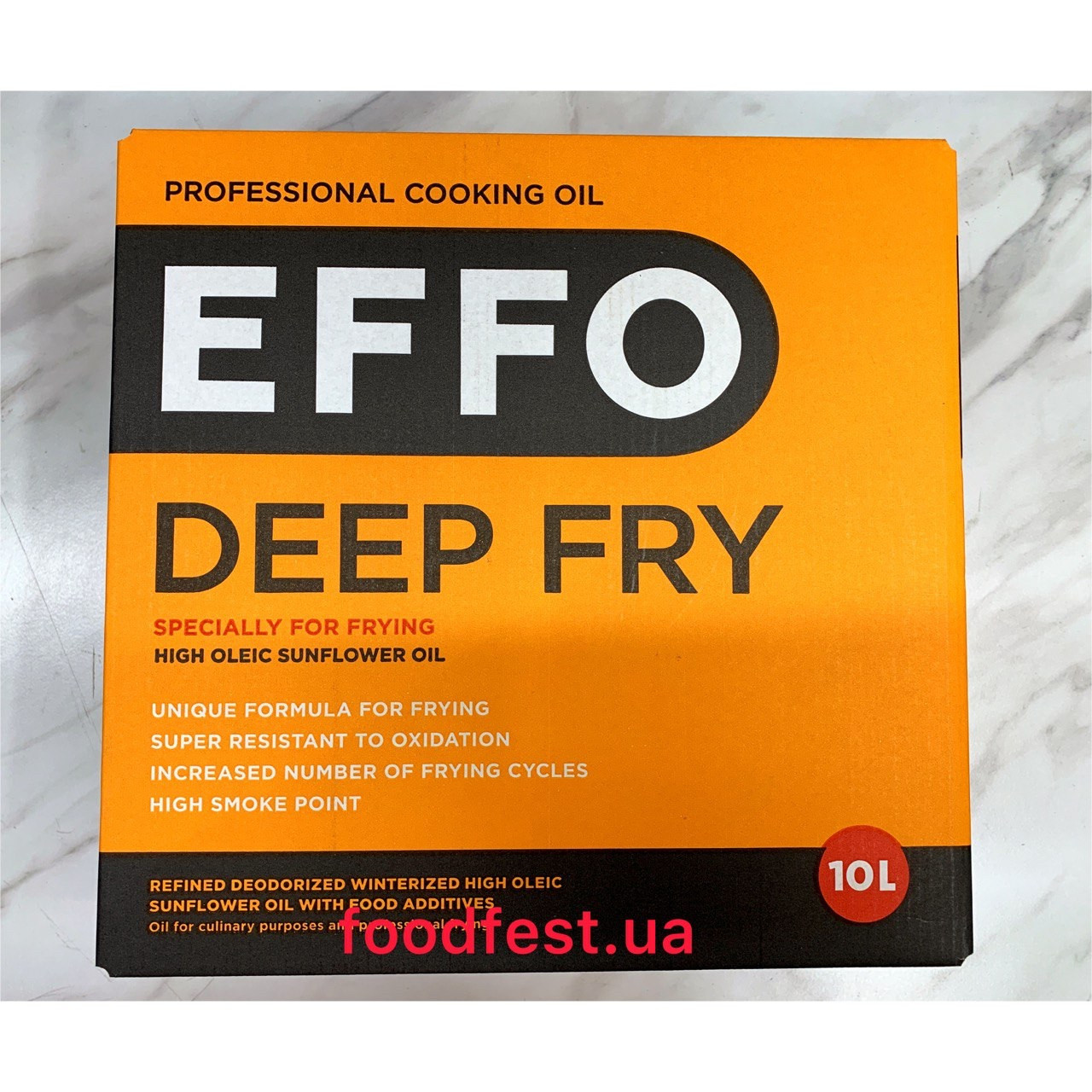 Професійна кулінарна олія для фритюру EFFO DEEP FRY, 10 л