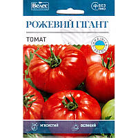 Семена томата розового, позднего, высокорослого "Розовый гигант" (1 г) от ТМ "Велес"