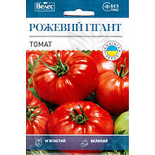 Насіння томату рожевого, пізнього, високорослого "Рожевий гігант" (1 г) від ТМ "Велес"
