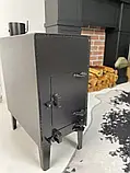 Піч-буржуйка опалювальна з варочною поверхнею 3 мм., фото 2