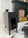 Піч-буржуйка опалювальна з варочною поверхнею 3 мм., фото 5