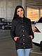 Жіноча демісезонна куртка весняна 42-44, 46-48, 50-52 Мокко, Чорний, Білий - фото 4 - id-p1757942571