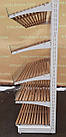 Торгові хлібні стелажі «Колумб» 200х125 см., кремові, подіум + 4 лотки, Б/у, фото 8