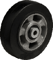 AB-серія колеса для візків із чорної гуми середньої вантажності