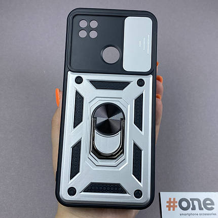 Чохол для Xiaomi Redmi 9C протиударний із шторкою чохол на телефон сяомі редмі 9с сталевий crt, фото 1