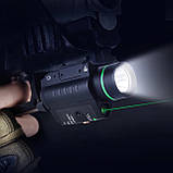 Піддульний ліхтар із лазерним цілевказівником EZshoot Зелений промінь, фото 8