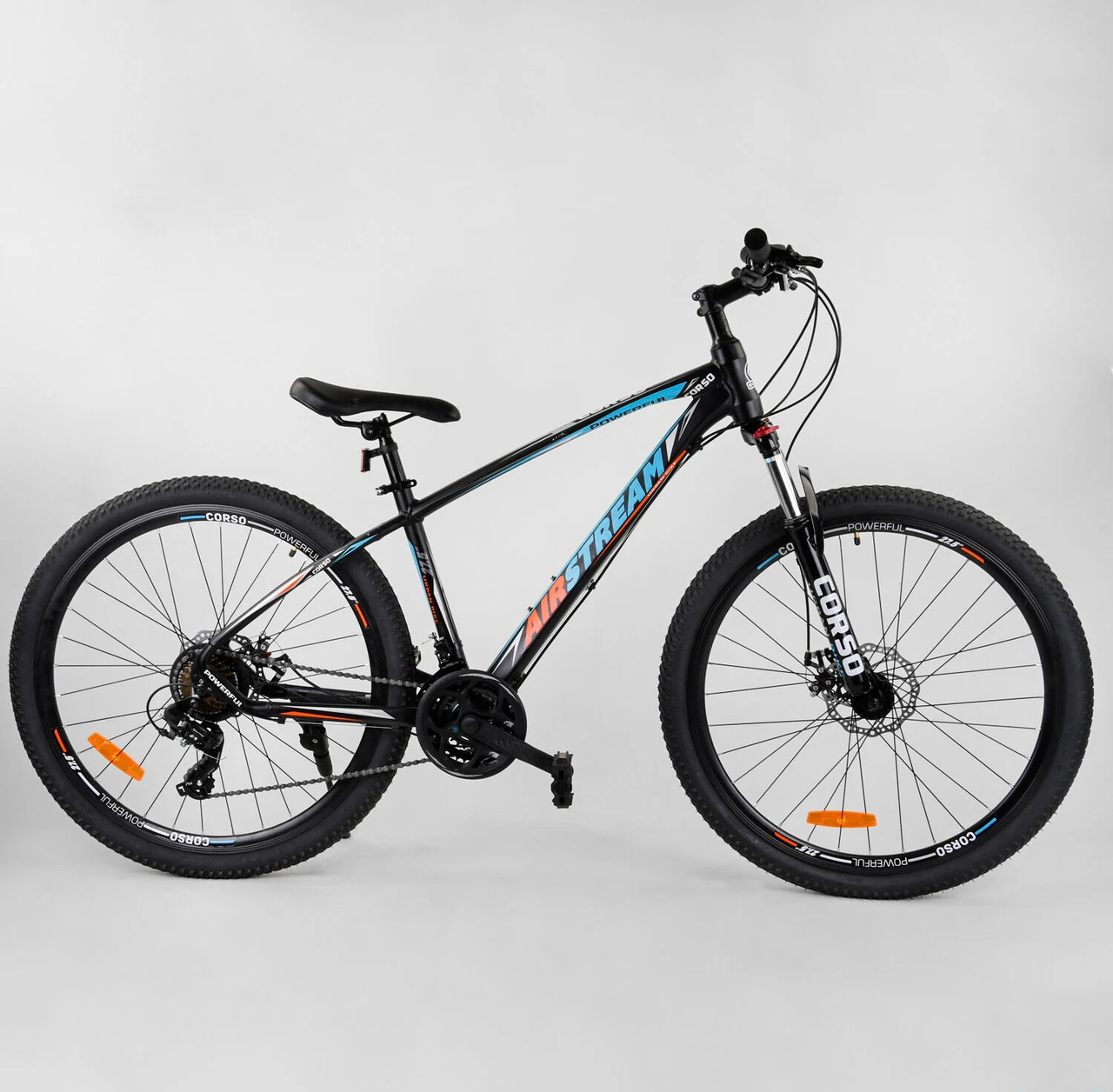 Спортивный велосипед Corso AirStream PowerFul на 27,5 дюймов, синий 31606, фото 1