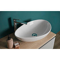 Раковина 55 см асиметрична, на столешню Cersanit MODUO NEW, фото 5