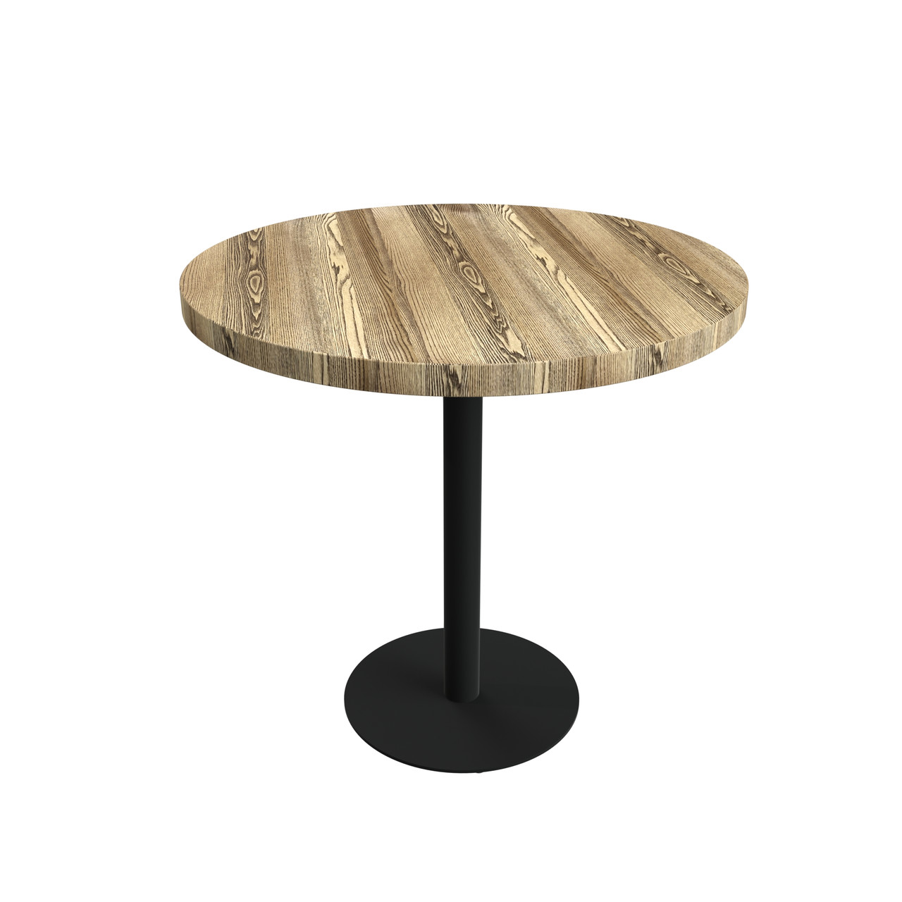 Купить Круглый стол для кафе из ясеня "Серия 2" 800 мм ножка металл ...