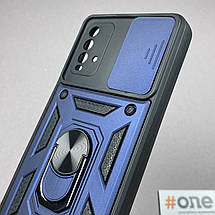 Чохол для Xiaomi Redmi 9T протиударний із шторкою чохол на телефон сяомі редмі 9т синій crt, фото 5