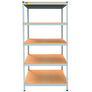 Металевий стелаж MRL-2400 ( 900x600) білий, фото 2