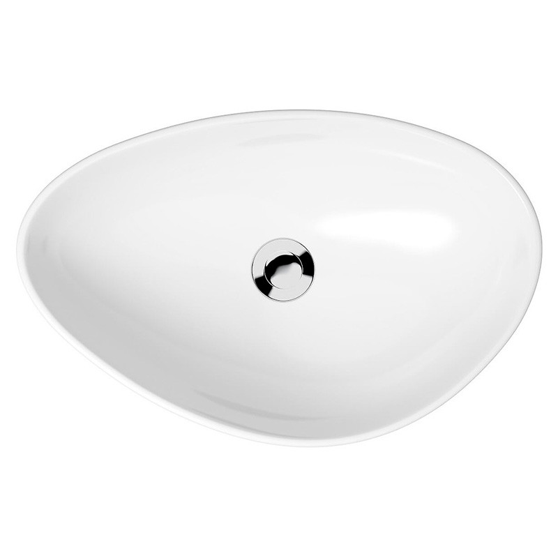 Раковина 55 см асиметрична, на столешню Cersanit MODUO NEW