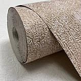 Шпалери на паперовій основі Континент Грот фон коричневий дуплекс 0,53 х 10,05м (086), фото 3