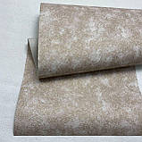 Шпалери на паперовій основі Континент Грот фон коричневий дуплекс 0,53 х 10,05м (086), фото 5