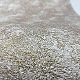 Шпалери на паперовій основі Континент Грот фон коричневий дуплекс 0,53 х 10,05м (086), фото 9