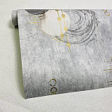 Шпалери на паперовій основі Континент Новаро сірий дуплекс 0,53 х 10,05м (080), фото 5