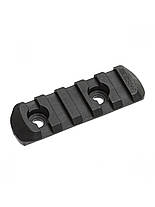 Планка Magpul MOE Polymer на 5 слотів, Weaver/Picatinny, колір Чорний, фото 5