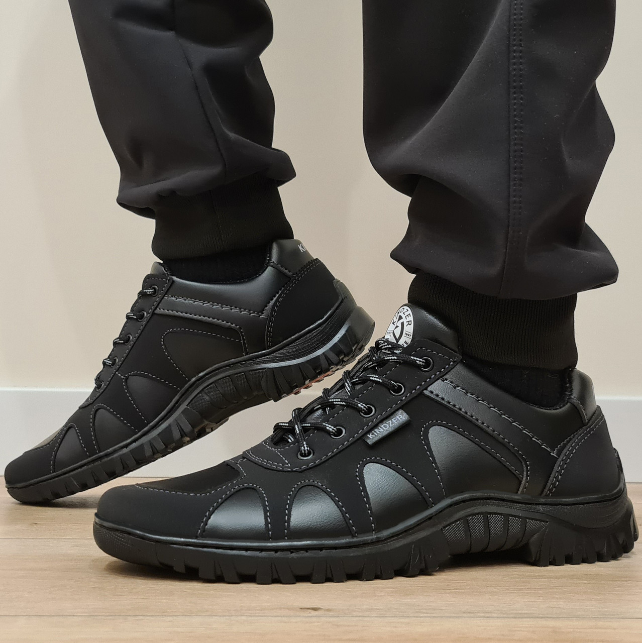 Кроссовки мужские прошитые на протекторной подошве (К-ЮА-15ч): продажа ...