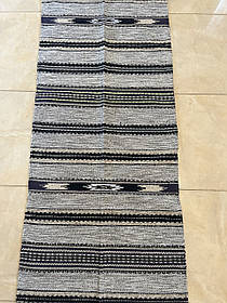 Доріжка гуцульська шерстяна домоткана ручної роботи виткана шерстяними нитками на верстаті 200*67 см