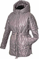 Модна куртка жіноча демісезонна з отстежными рукавами розміри 44-54