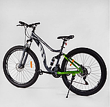Спортивный велосипед полуфет Corso R1 на 27,5 дюймов, зеленый 84734, фото 3