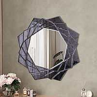 Зеркало настенное «Нарциc» (состаренное зеркало Морена) декоративное круглой формы