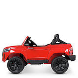 Дитячий електромобіль на акумуляторі Джип Toyota Hilux M 4919, Червоний, фото 4