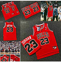 Красная баскетбольная майка джерси Джордан Nike 23 Jordan команда Chicago Bulls