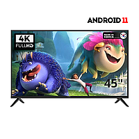 Телевизор СМАРТ WI-FI Toshiba 45" Smart-TV/Full HD/DVB-T2/USB Android 13.0 + пульт ДУ