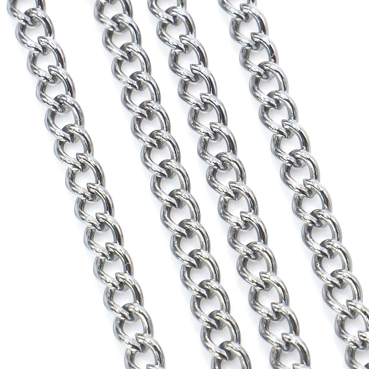 Ланцюг для рукоділля 2,3 мм Платина 1 метр, фото 1