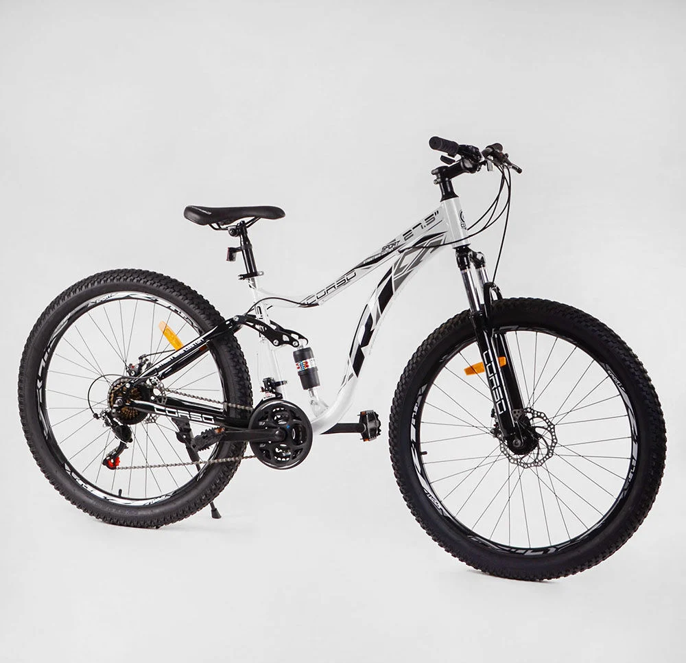 Спортивный велосипед полуфет Corso R1 на 27,5 дюймов, белый 38307, фото 1