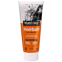 Nutri-Vet (Нутри-Вет) Hairball Salmon шерстевыводящая паста, гель для котов 89 мл