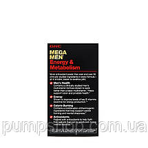 Вітаміни для чоловіків GNC Mega Men® Energy & Metabolism 90 капс., фото 5