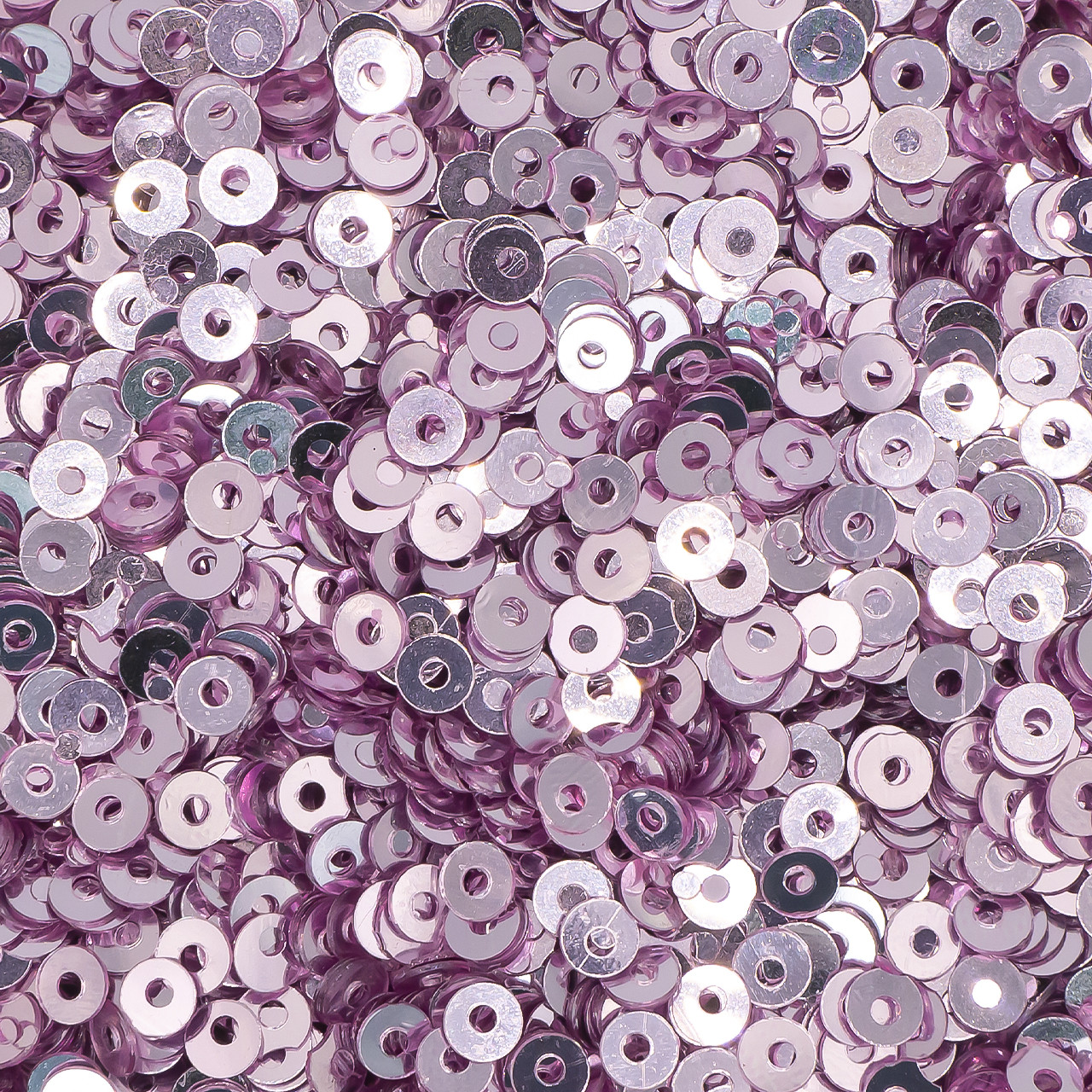 Паєтки круглі 3 мм 25 г Рожевий, фото 1