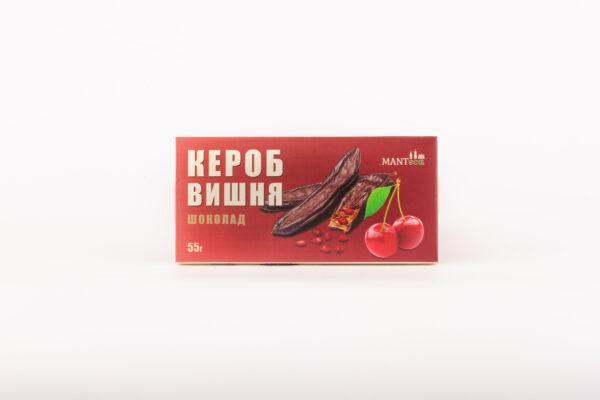 Шоколад з Кероба з вишнею 55гр MANTeca