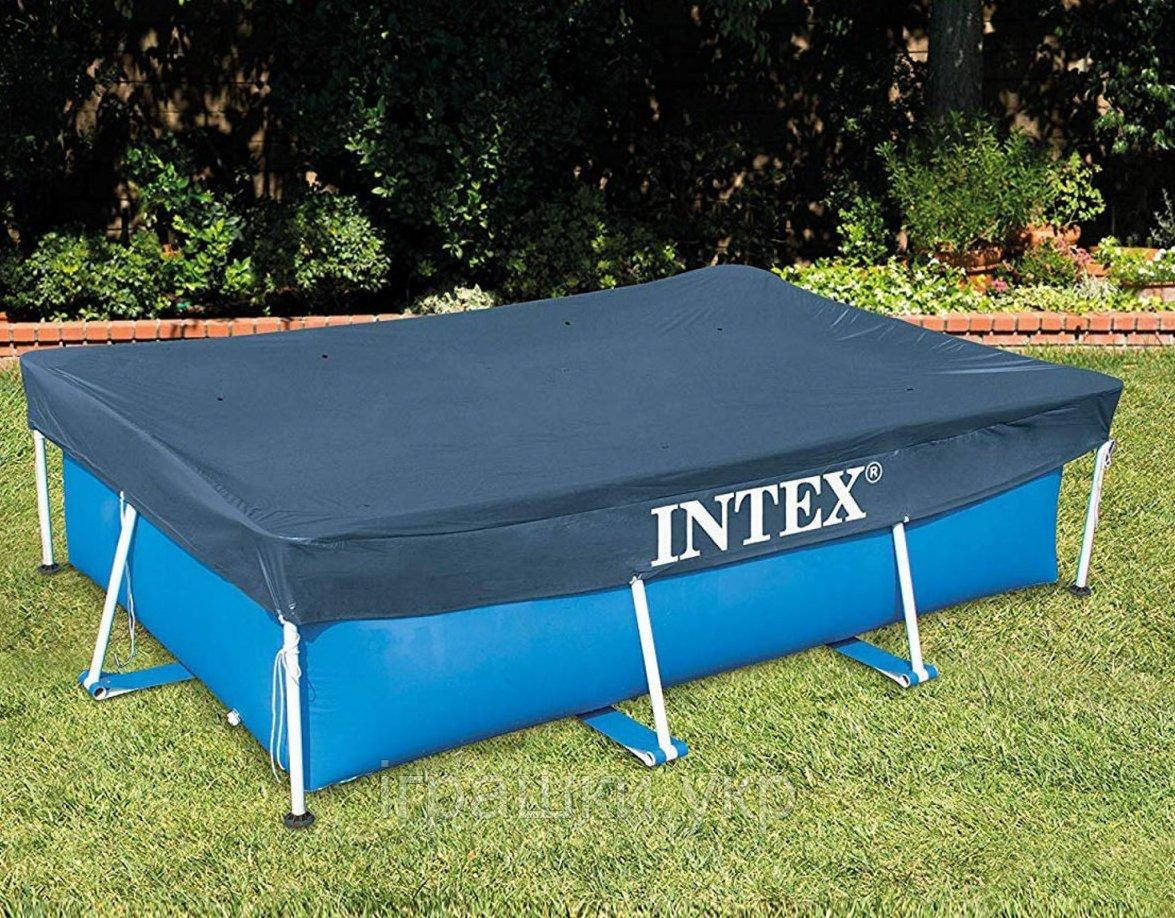 Тент - чохол для каркасного басейну Intex 28038, 300*200 см