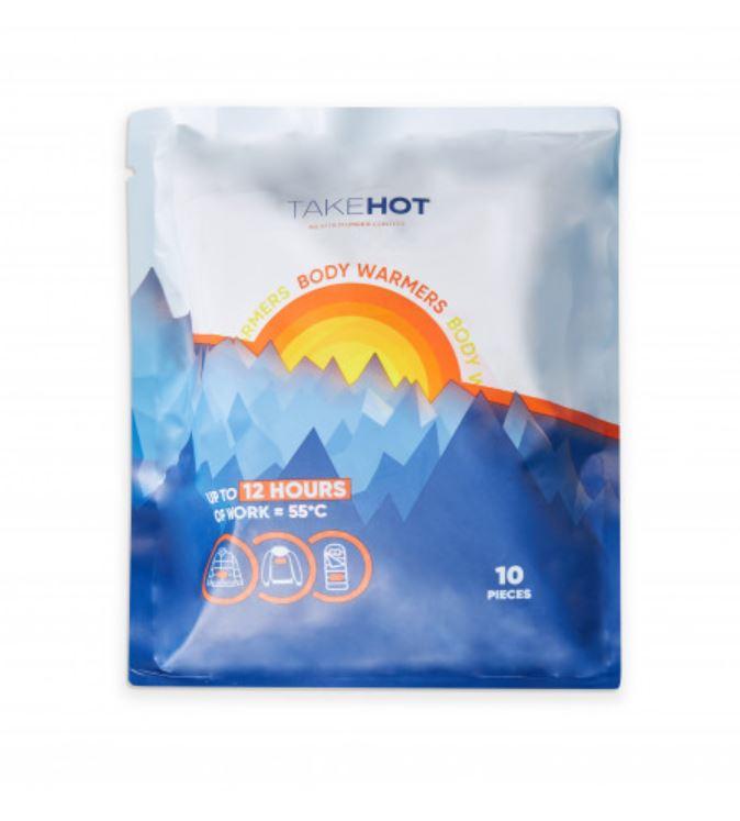 Комплект 4 шт Хімічна грілка для тіла одноразова TakeHOT Великобританія, фото 1
