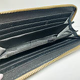 Гаманець жіночий бежевий на блискавці К28, фото 5