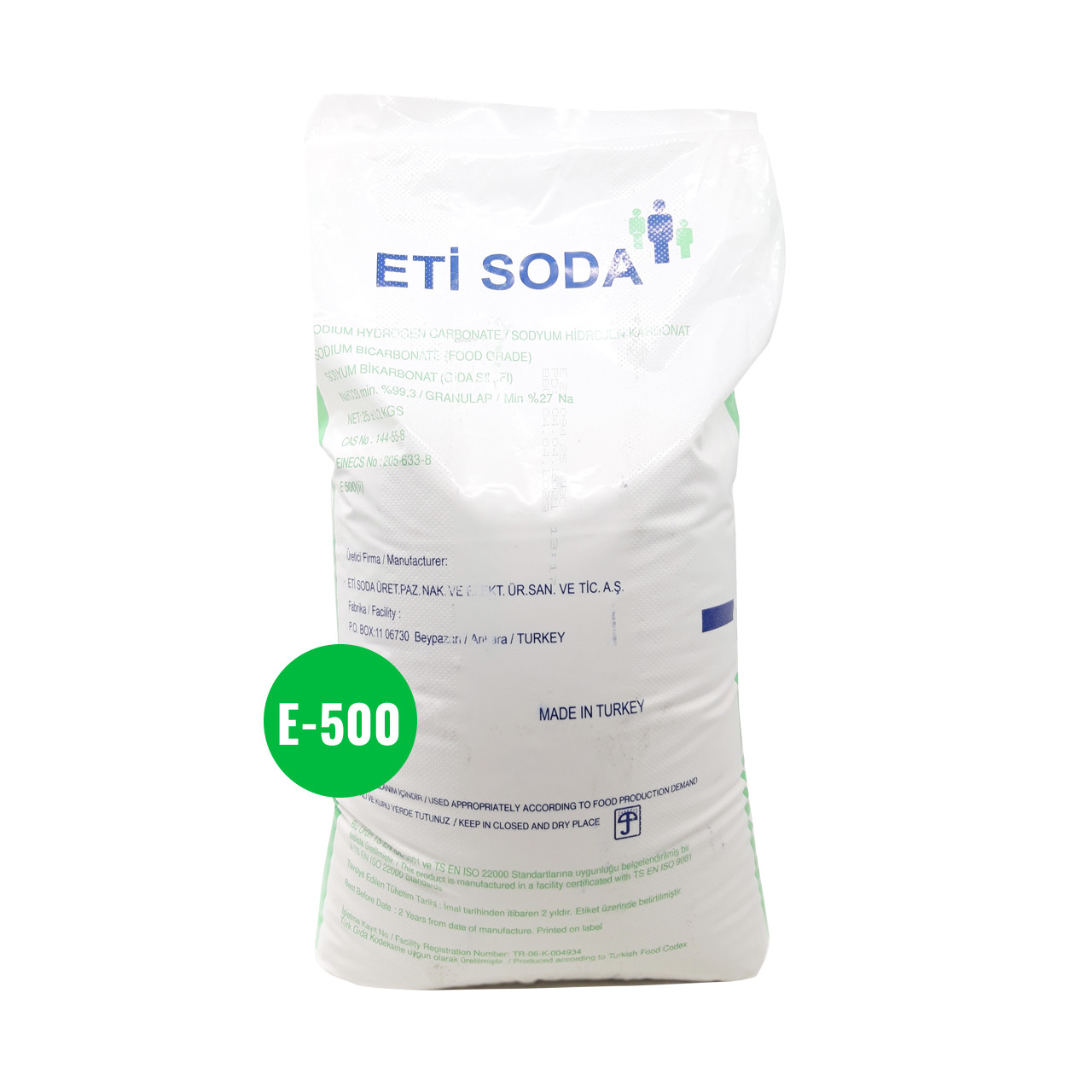 Купить Бикарбонат натрия Klebrig 25кг Е-500 Пищевая сода, цена 1128 ...