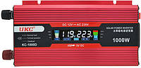 Преобразователь Инвертор UKC 12V-220V 1000W LCD KC-1000D