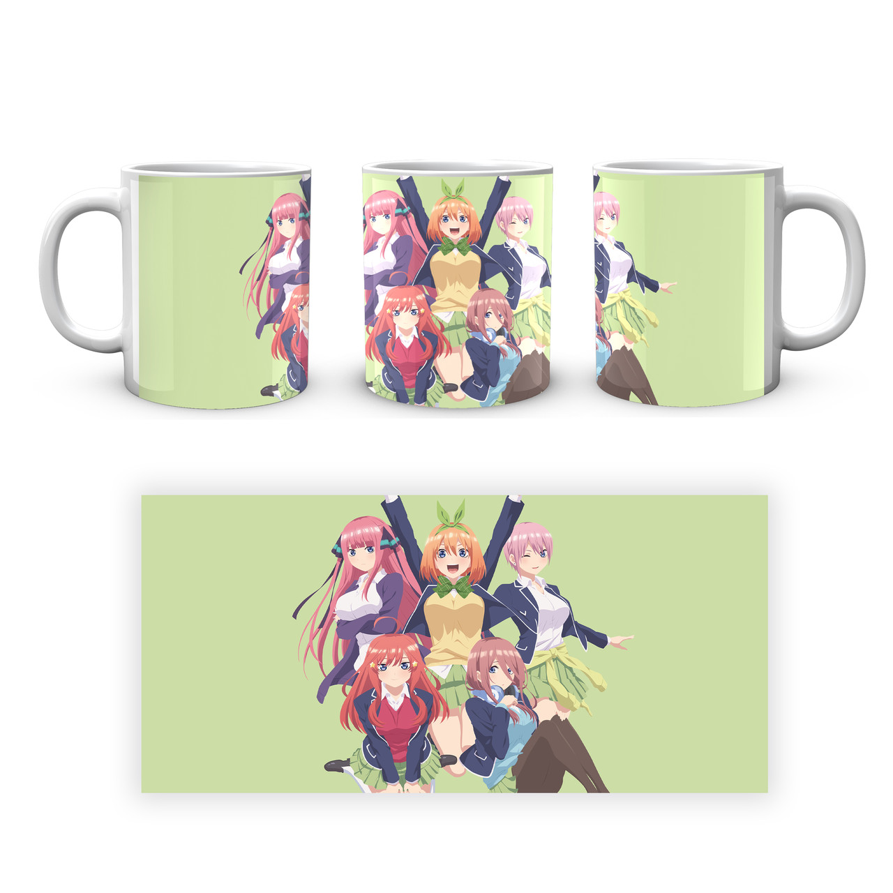 Чашка кружка Gee! The Quintessential Quintuplets П'ять наречених QQ 02.08