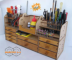 Ящик - органайзер для майстерні "Майстер 9+Х" / ящик для зберігання иструмента