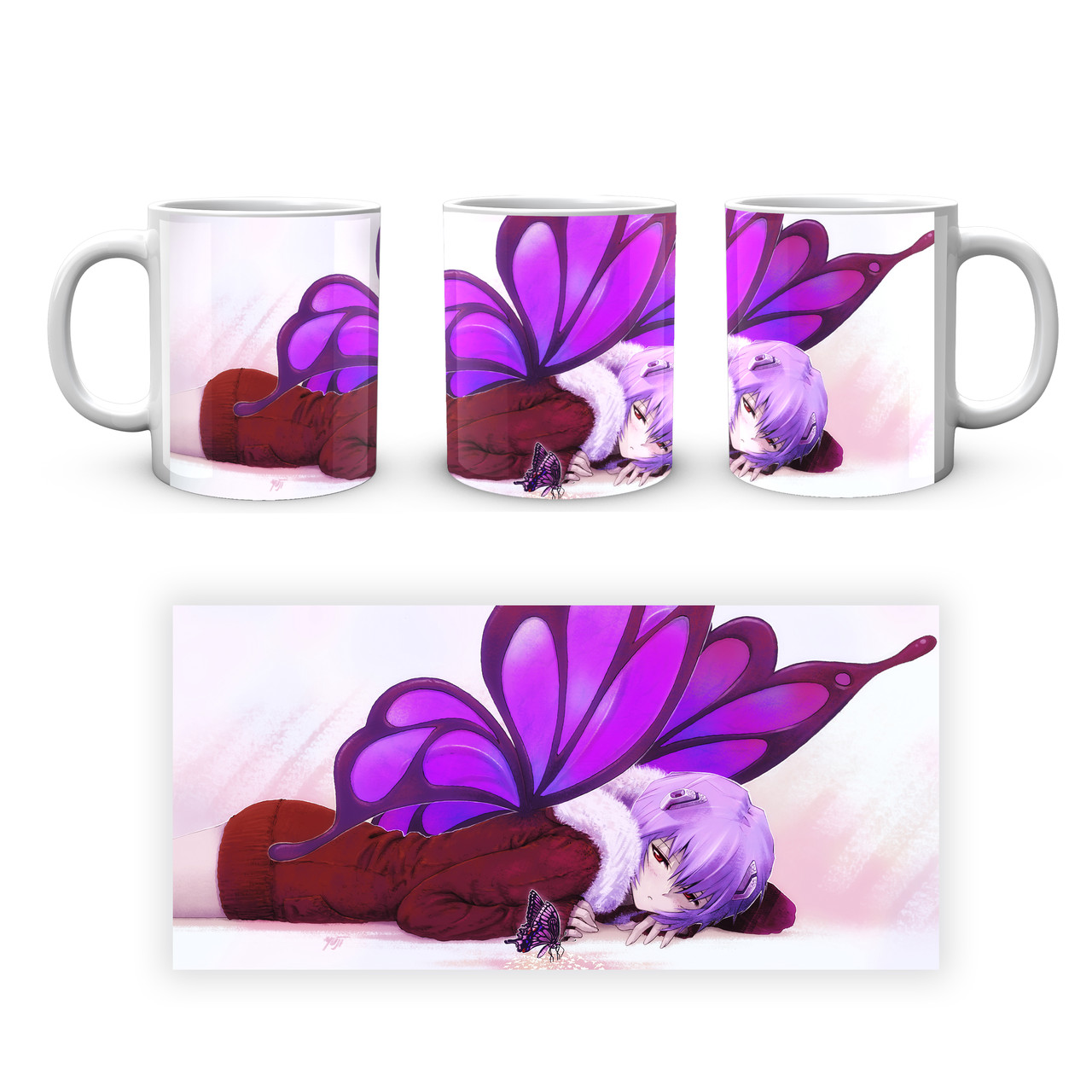 Чашка кружка Gee! Evangelion Євангеліон Рей EVA 002.14, фото 1