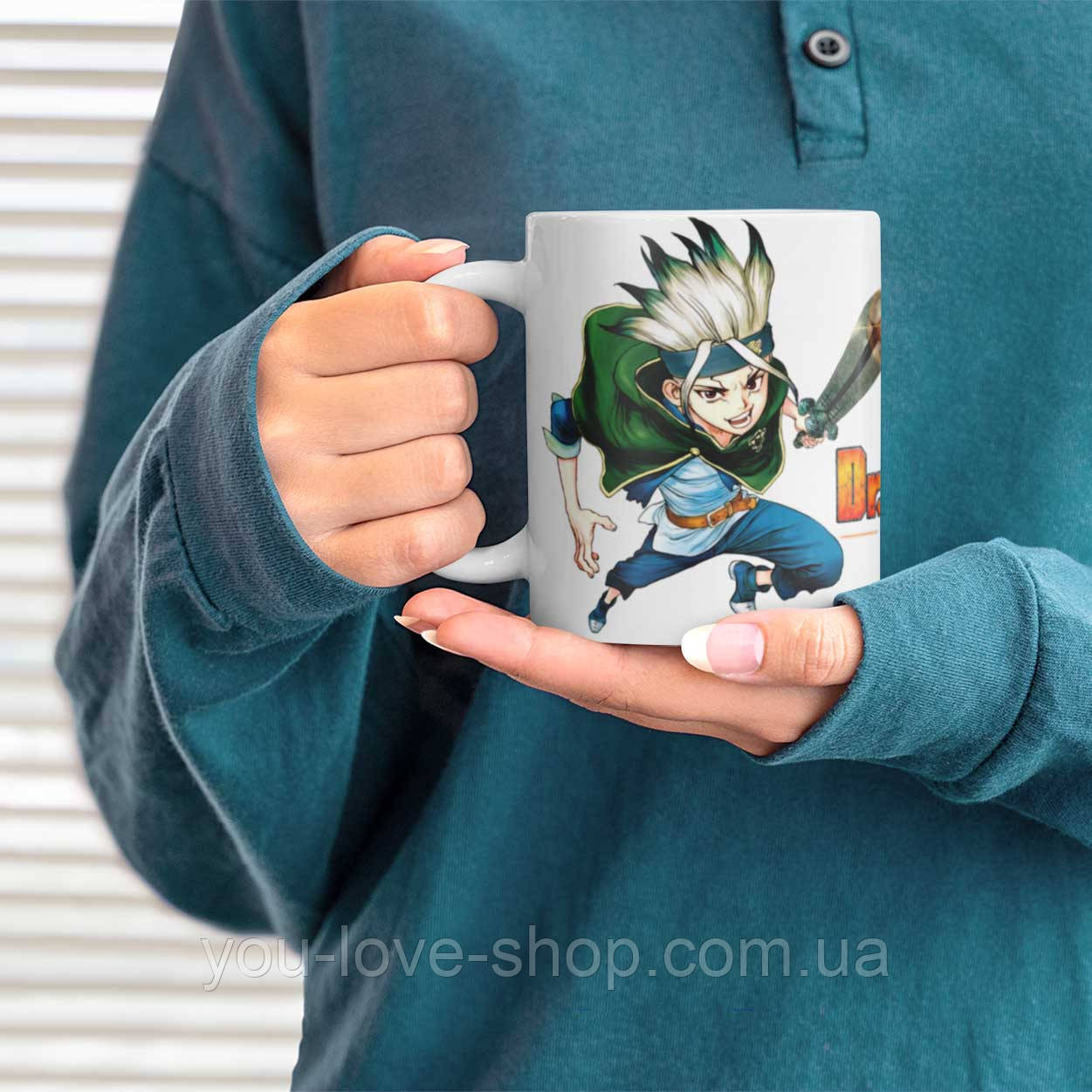 Чашка Dr. Stone "Сенку" / Кружка Доктор Стоун