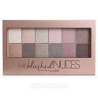 Палетка тени 12 оттенков The Blushed Nudes