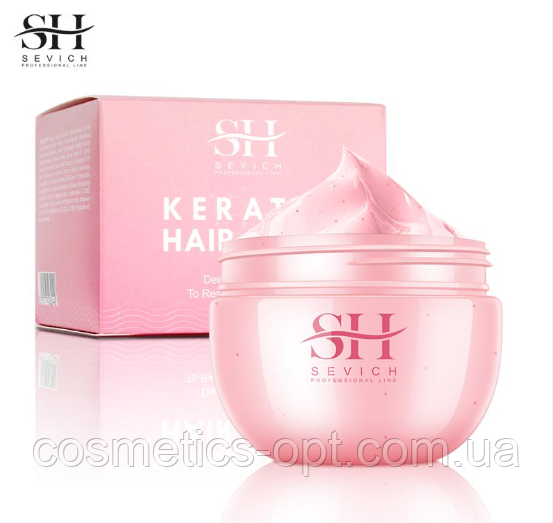 ПРИМ’ЯТА КОРОБОЧКА! Кератинова маска для волосся Sevich Keratin Hair Mask, 100 g