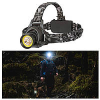 Фонарь налобный Highlander Polaris 550 Rechargable Head Torch Black (TOR195)