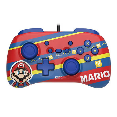 Геймпад провідний Hori Horipad Mini Mario для Nintendo Switch Червоний/ Синій (810050910835), фото 1