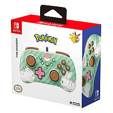 Геймпад провідний Hori Horipad Mini Pikachu & Eevee для Nintendo Switch Зелений (873124009040), фото 6